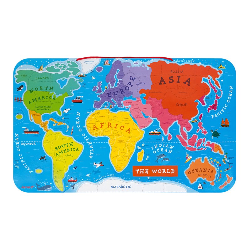 Magnetic World Map Puzzle 
